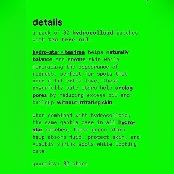 Starface Tea Tree Acne Patches - Picture 8 of 9